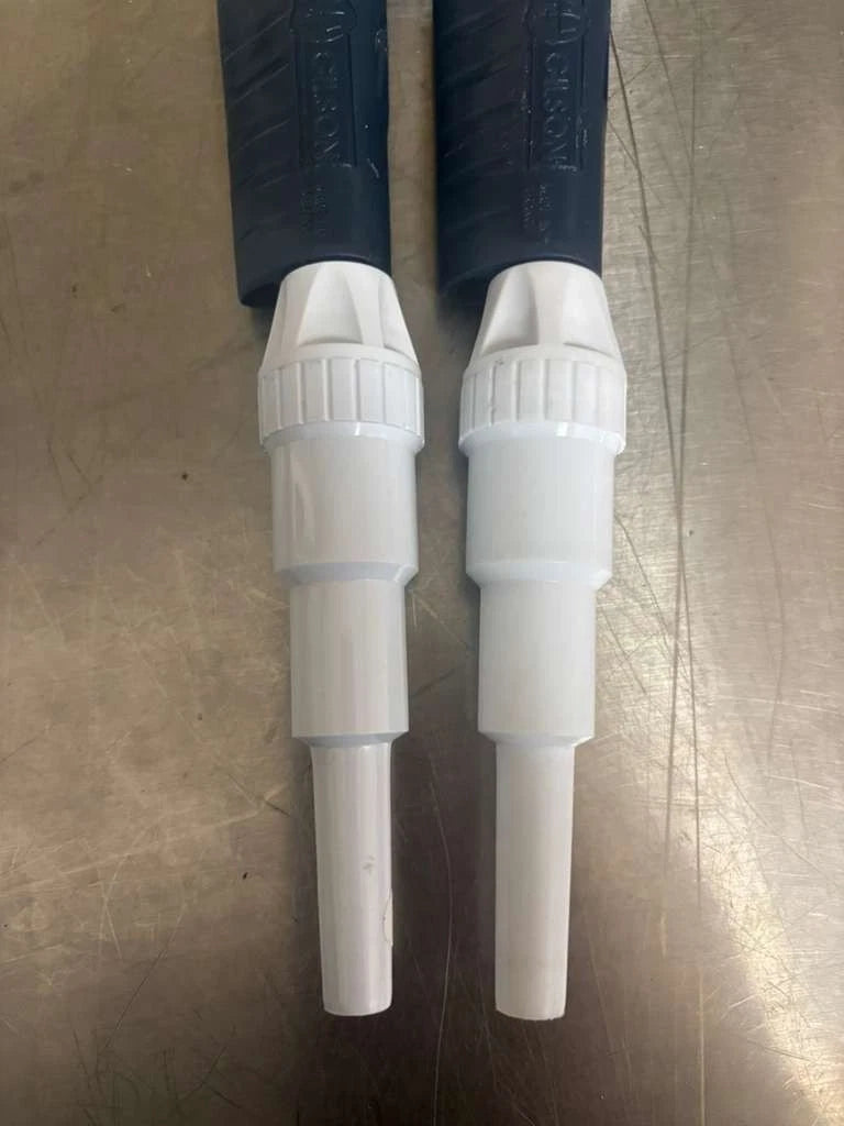 Set of 3 Gilson Pipetman Manual Air Displacement Metal Ejector