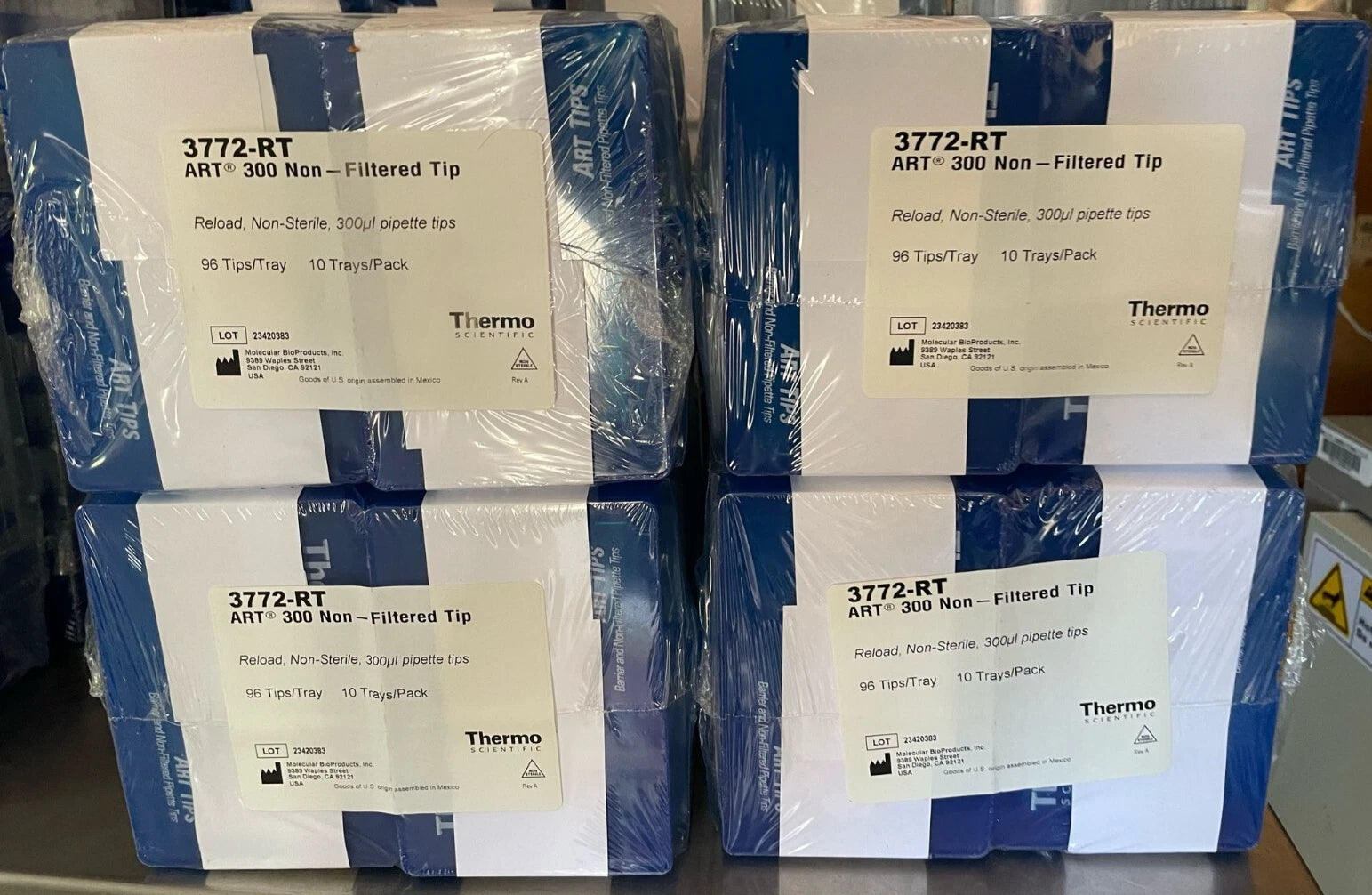 Thermo Scientific 3772-RT ART Reload System 300 μL Universal Fit Lot of 4