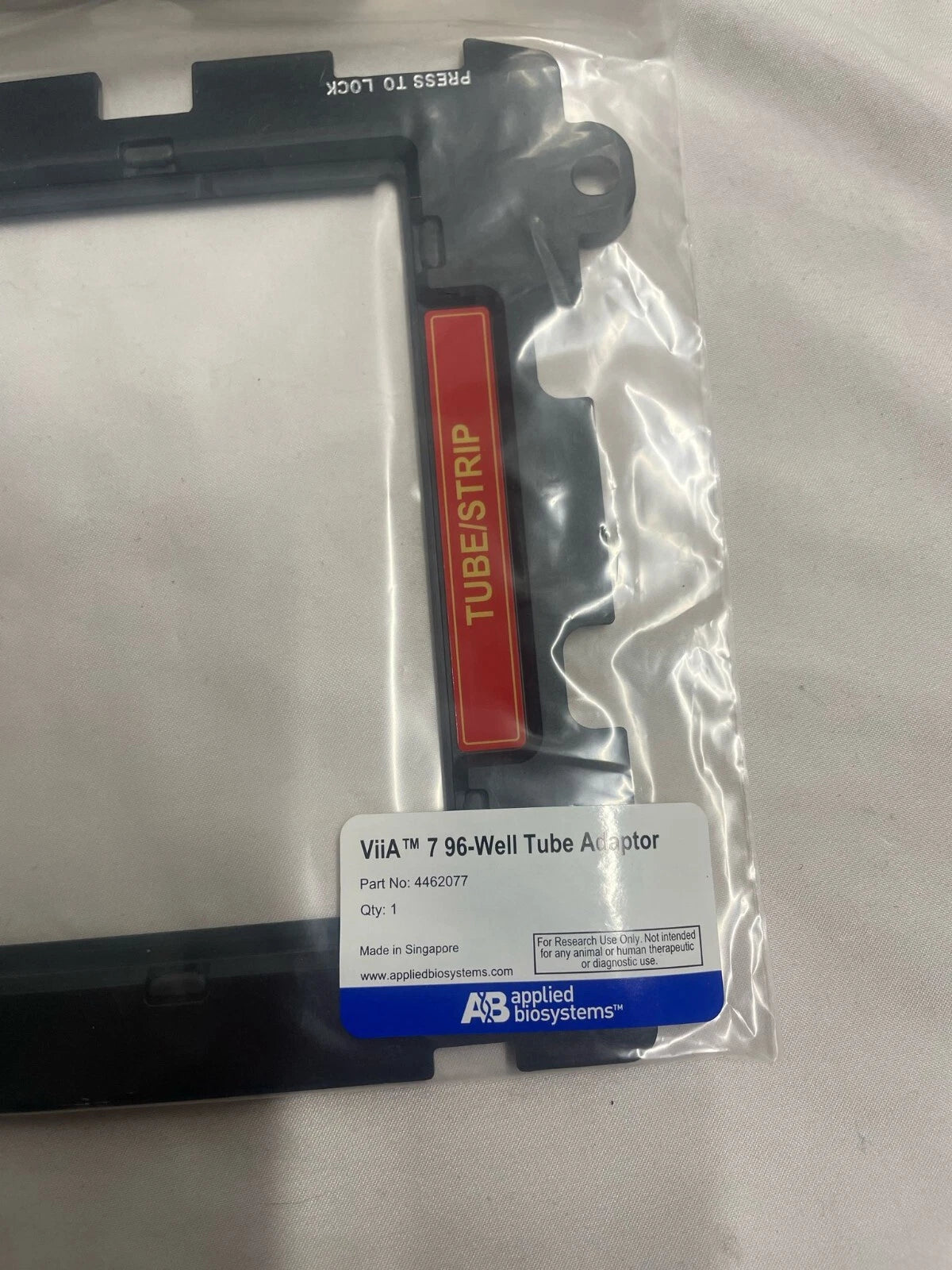 Applied Biosystems ViiA 7 Tube Adapter 4462077 and 96 Well Starter Kit 4488162