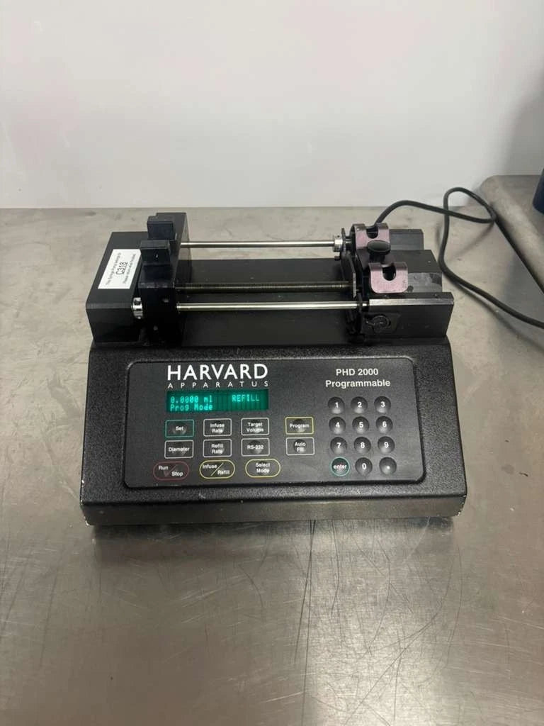 Harvard Apparatus PHD 2000 HVP Programmable Syringe Pump -200CC Syringe