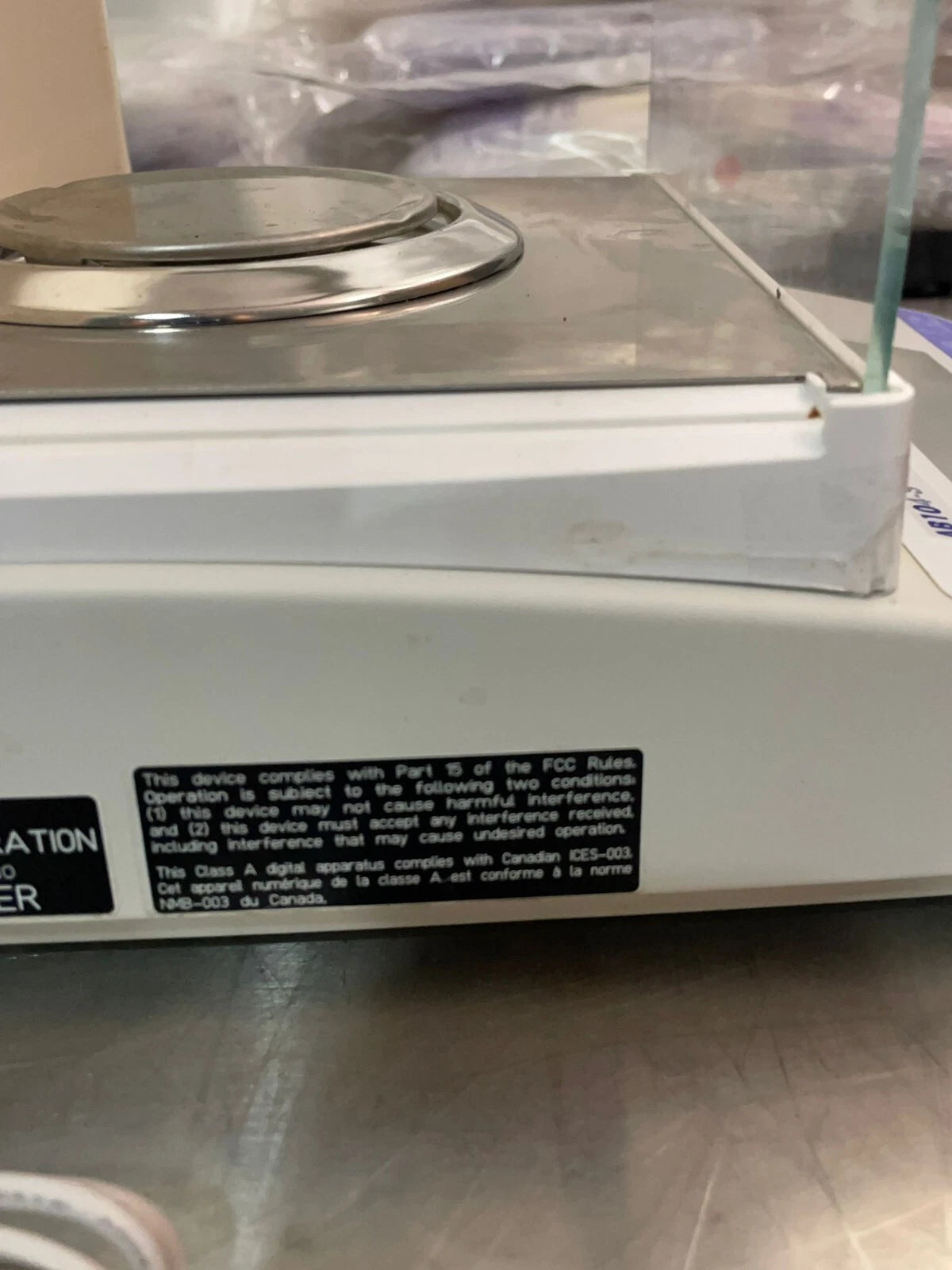 Mettler Toledo AB104-S Analyical Balance Digital Scale with Shield " ERROR 4"