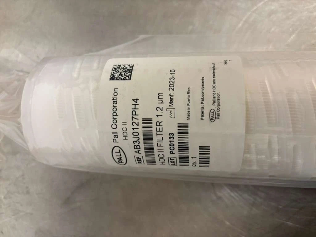 Pall AB3J0127PHA filter ID: 35 mm / A: 57 mm / Ø 70mm / L: 800 mm