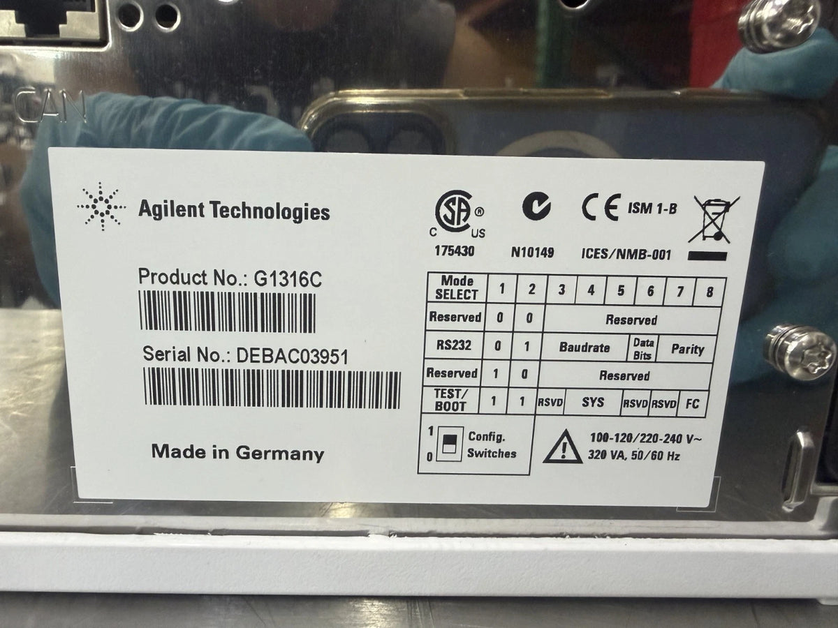Agilent 1260 Infinity HPLC G1316C TCC 1290 Thermostatted Column Compartment