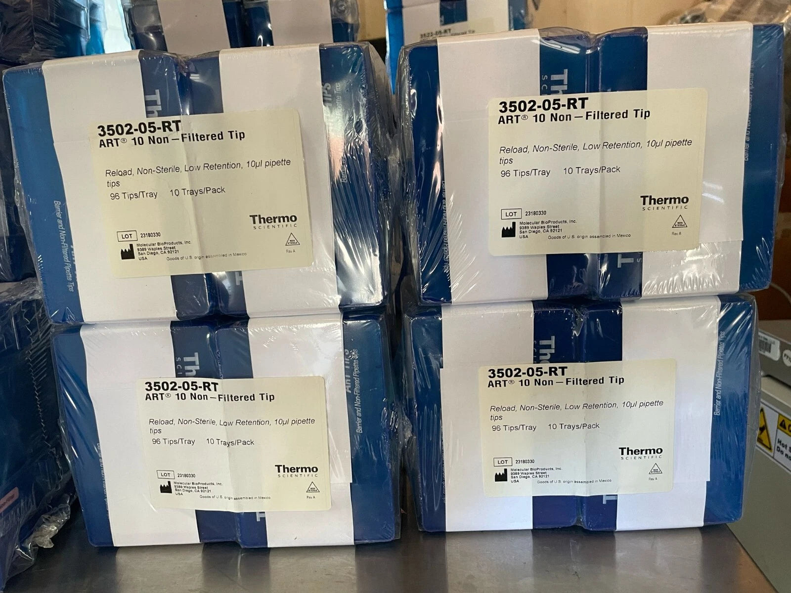 Thermo Scientific 3502-05-RT ART Reload System 10 μL Universal Fit Lot of 4