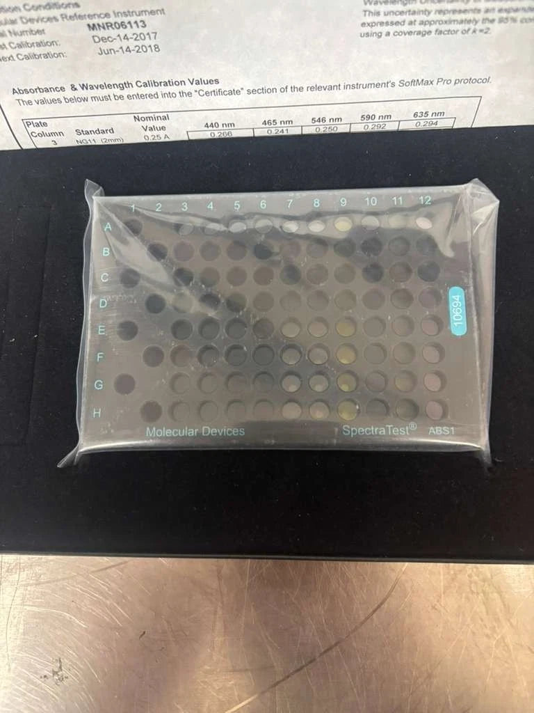 Molecular Devices SpectraTest ABS1 0200-6117