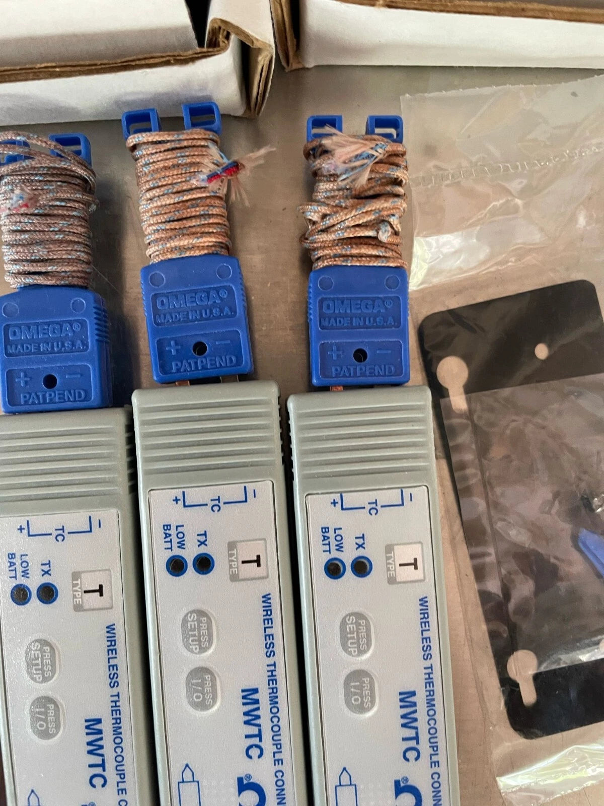 OMEGA ENGINEERING MWTC-D-T-915/N / MWTCDT915N lot of 7 USED