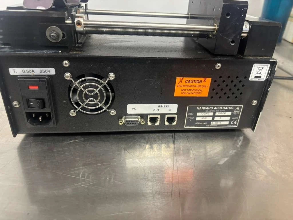 Harvard Apparatus PHD 2000 HVP Programmable Syringe Pump -200CC Syringe