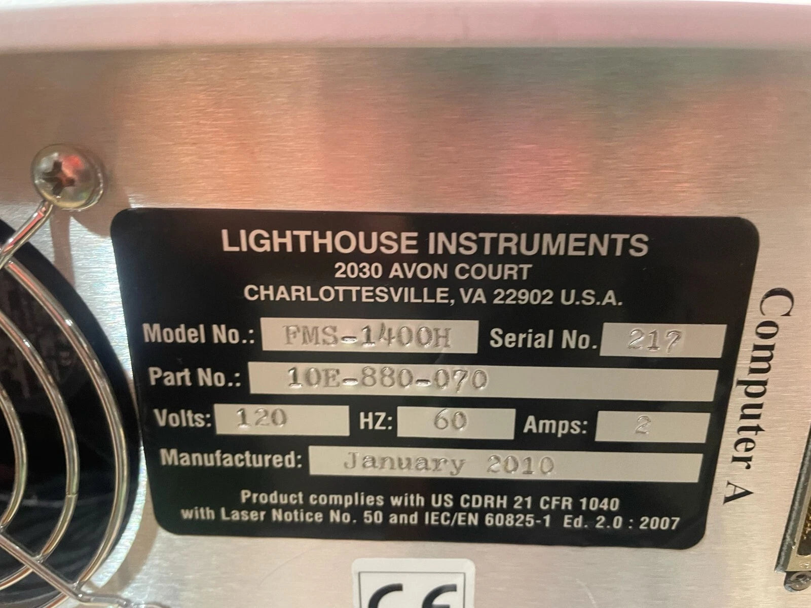 Lighthouse Instruments FMS-1400H Headspace Pressure Analyzer