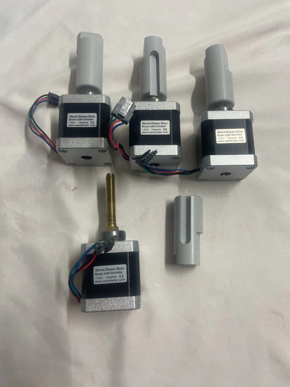 ( Lot of 4) WANTAI STEPPER MOTOR 1.8 DEG 42BYGHW804