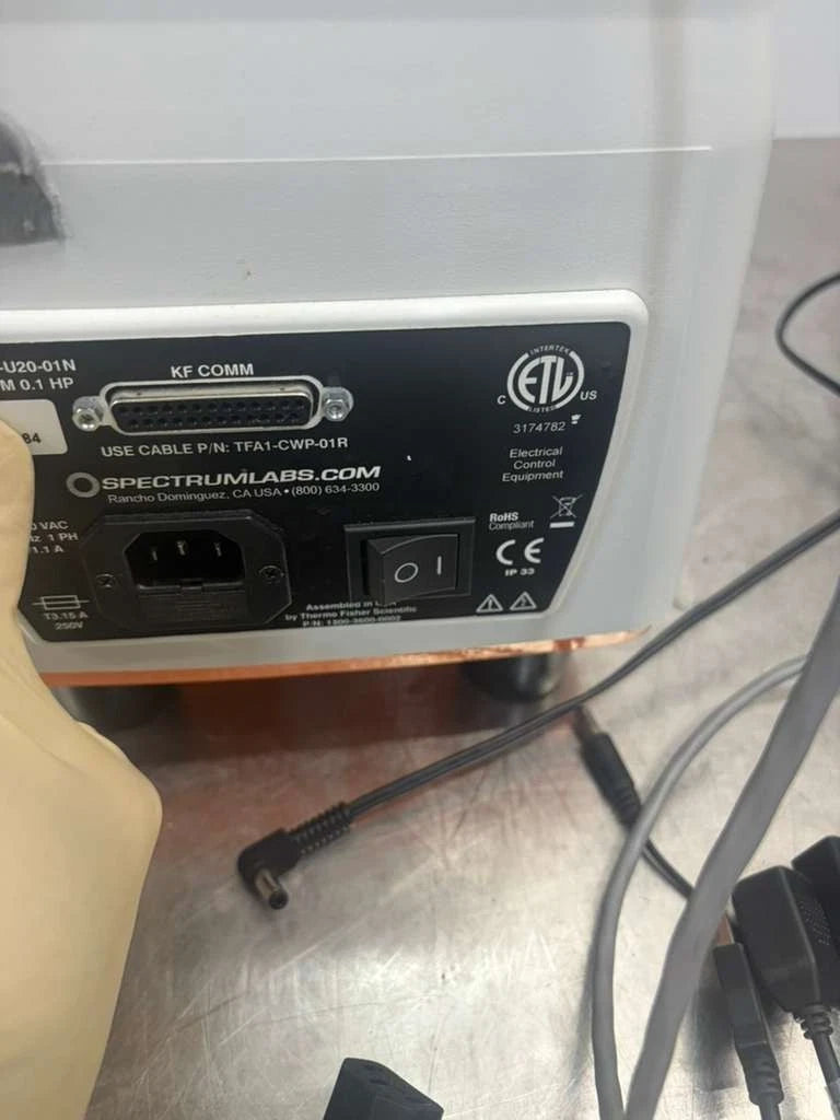 600 RPM SPECTRUM LABS KROSFLO RESEARCH KR1 SYSTEM PUMP please video
