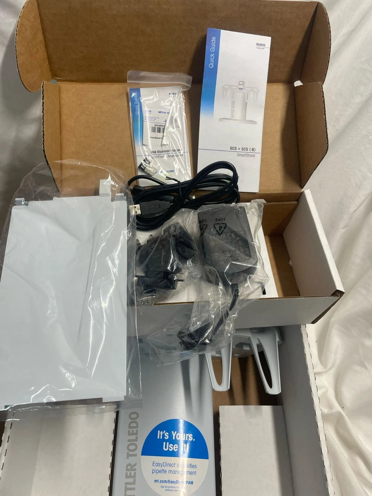 Mettler Toledo Rainin Smart Stand SCS-B w/ Power Adapter 30312897 ** NEW**