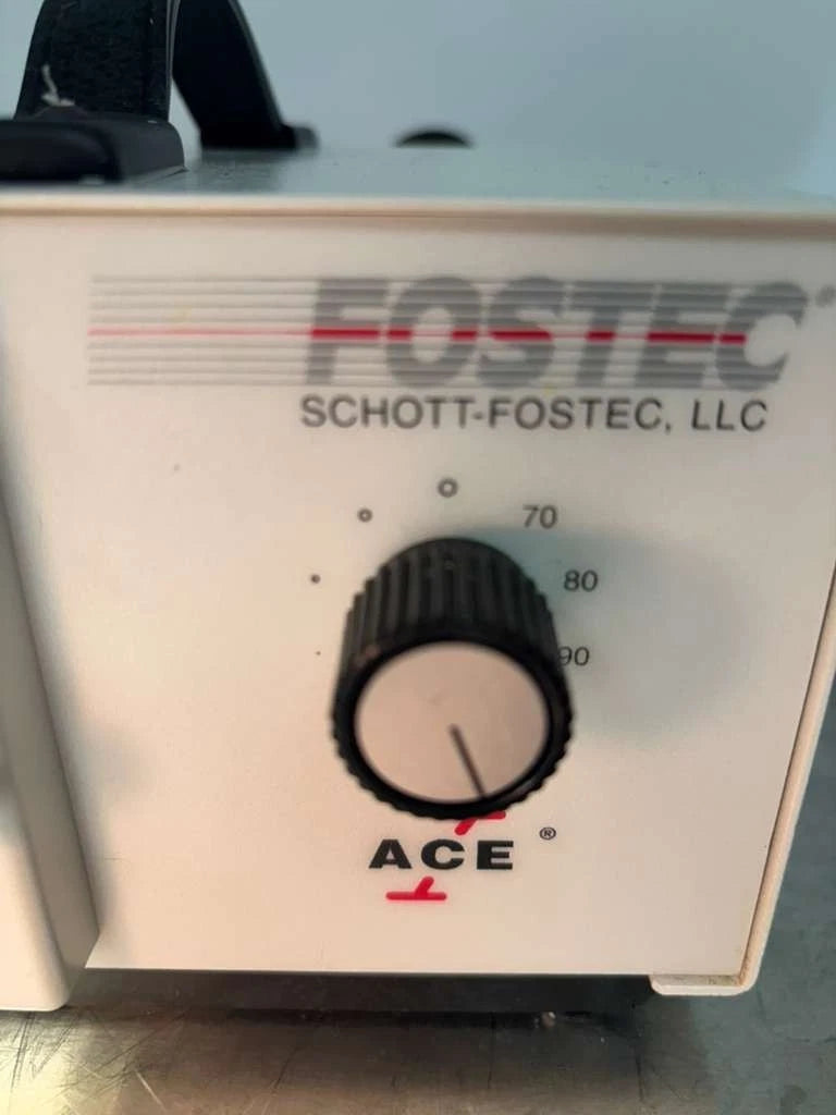 FostecACE Fiber Optic Light Source Illuminator EKE WITHFOSTEC SCHOT A08500 Dual