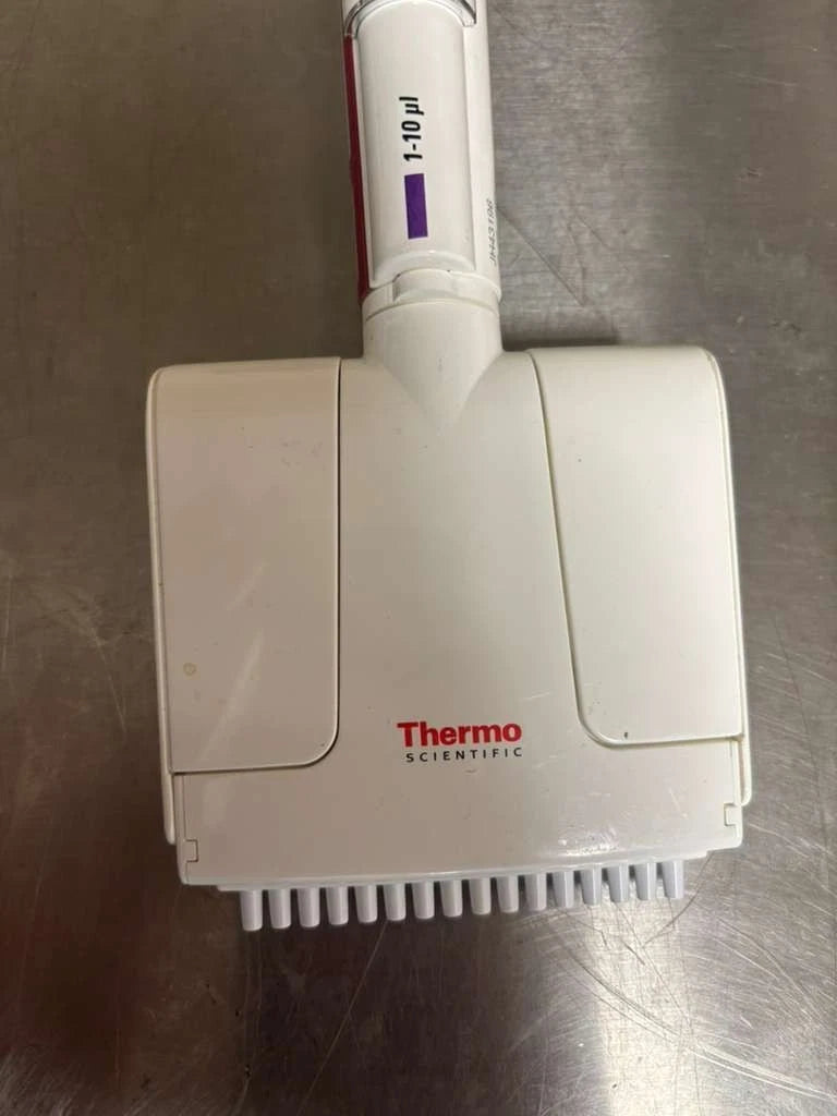 Set of 3 ThermoF1 finnpipette multichannel Pipette 1-10ul 8-12-16 channel