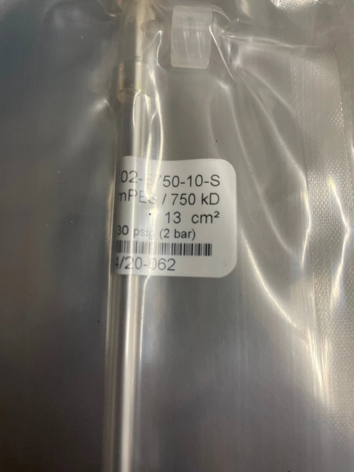 MICROKROS 41.5CM 750K MPES 0.5MM MLL X FLL 1/PK STERILE Repligen C04-E750-05-S