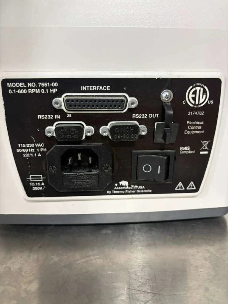 COLE PARMER 7551-00 MASTER FLEX L/S With Head 7518-00