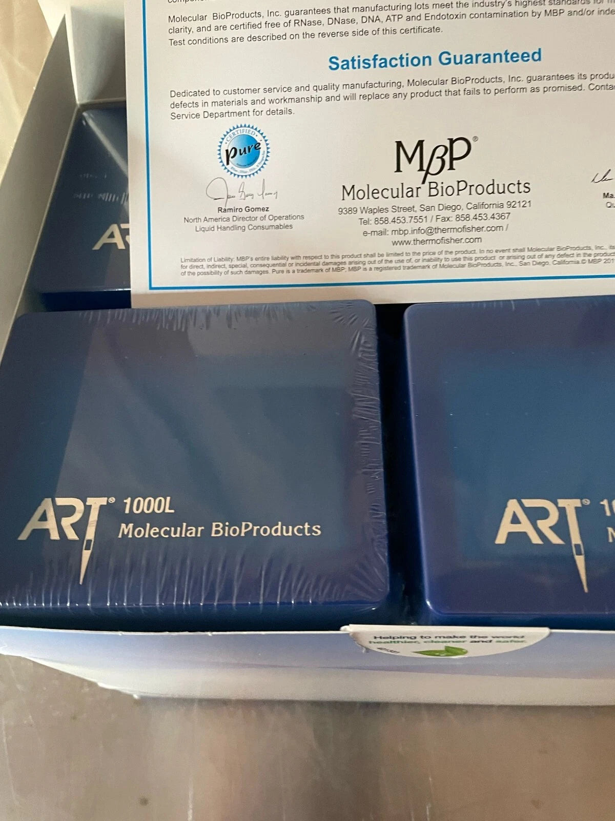 Thermo Scientific ART 1000µL filtered Pipette tip, 2779-05 Sterile 8 Racks/Pack
