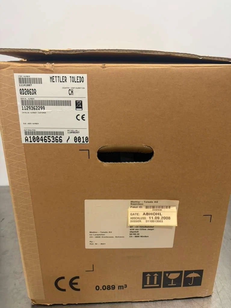 METTLER TOLEDO QUANTOS QB5 QD206 ****PLEASE SEE ALL PICTURES MISSING PARTS***