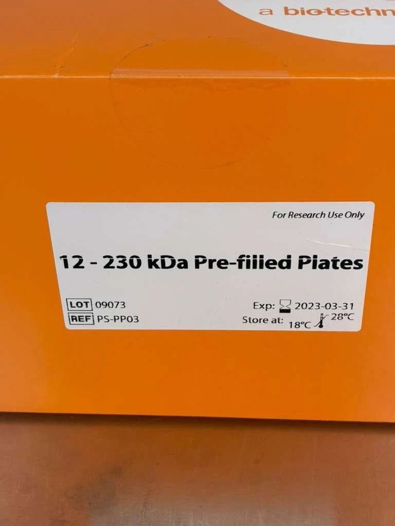 ProteinSimple 12-230 kDa Pre-filled Plates