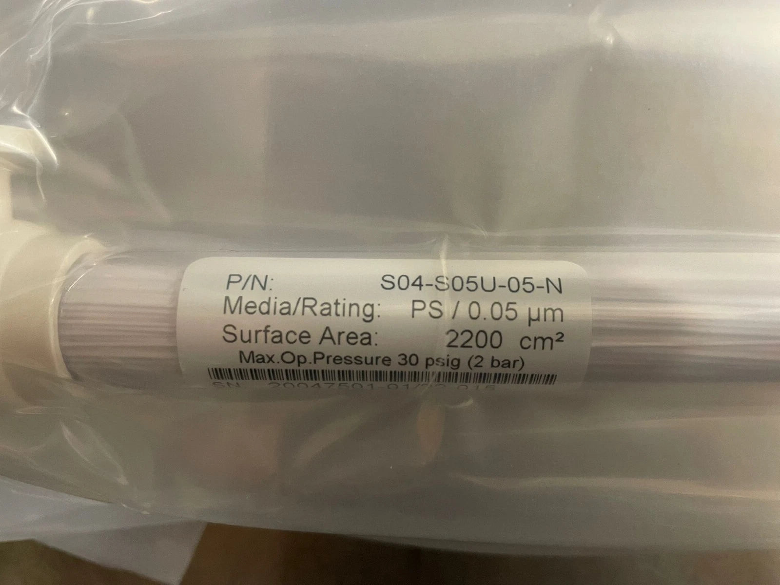 MINIKROS SAMPLER 41.5CM 0.05 UM PS 0.5MM 3/4TC X 3/4TC Repligen S04-S05U-05-N