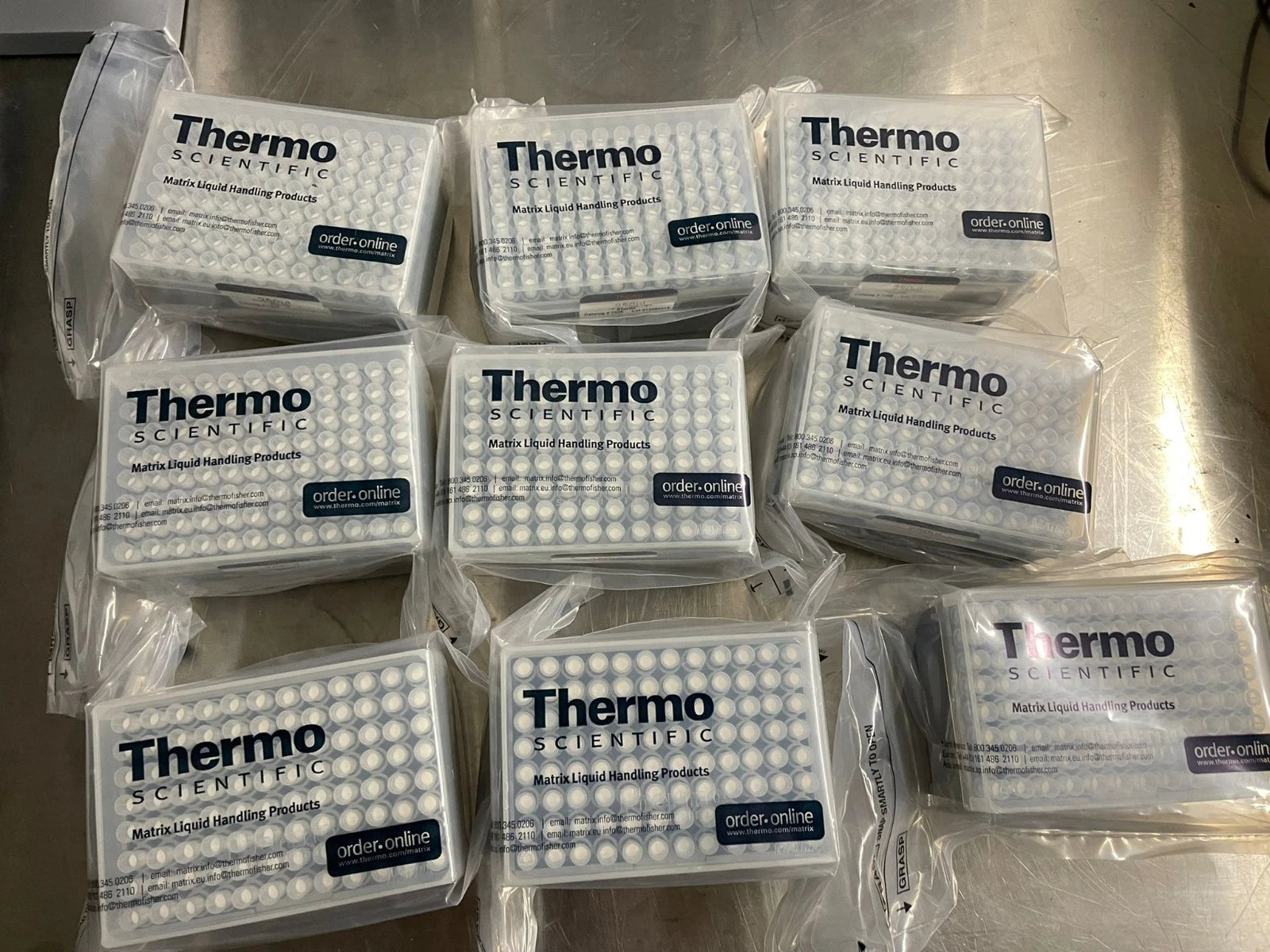 Thermo Scientific 7325 250µL Integrity Filter Tips Sterile Lot of 9 racks