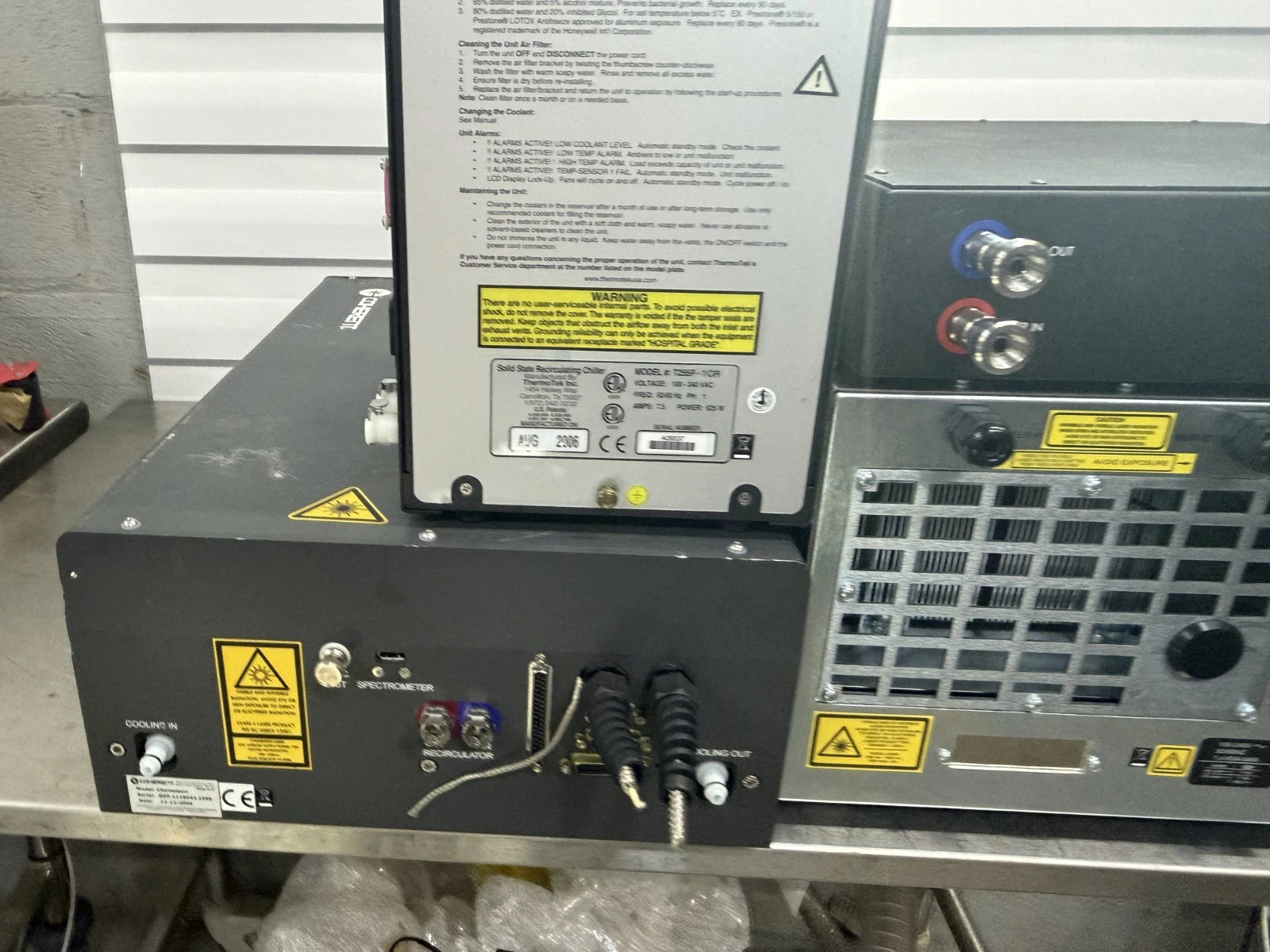 Coherent Chameleon Ultra / Vision System w/ Verdi V18 Power Supply -PARTS/REPAIR
