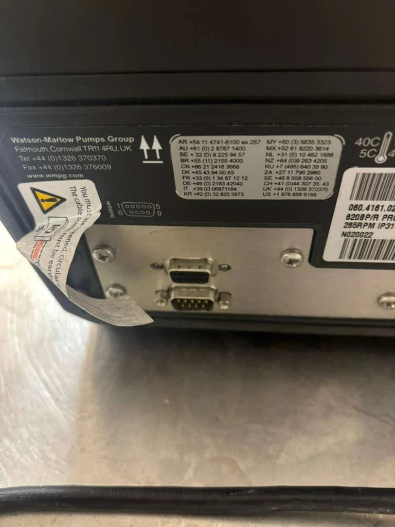 Watson Marlow 620Bp PROFIBUS PUPM 265 R P M IP31 CONT TUBE