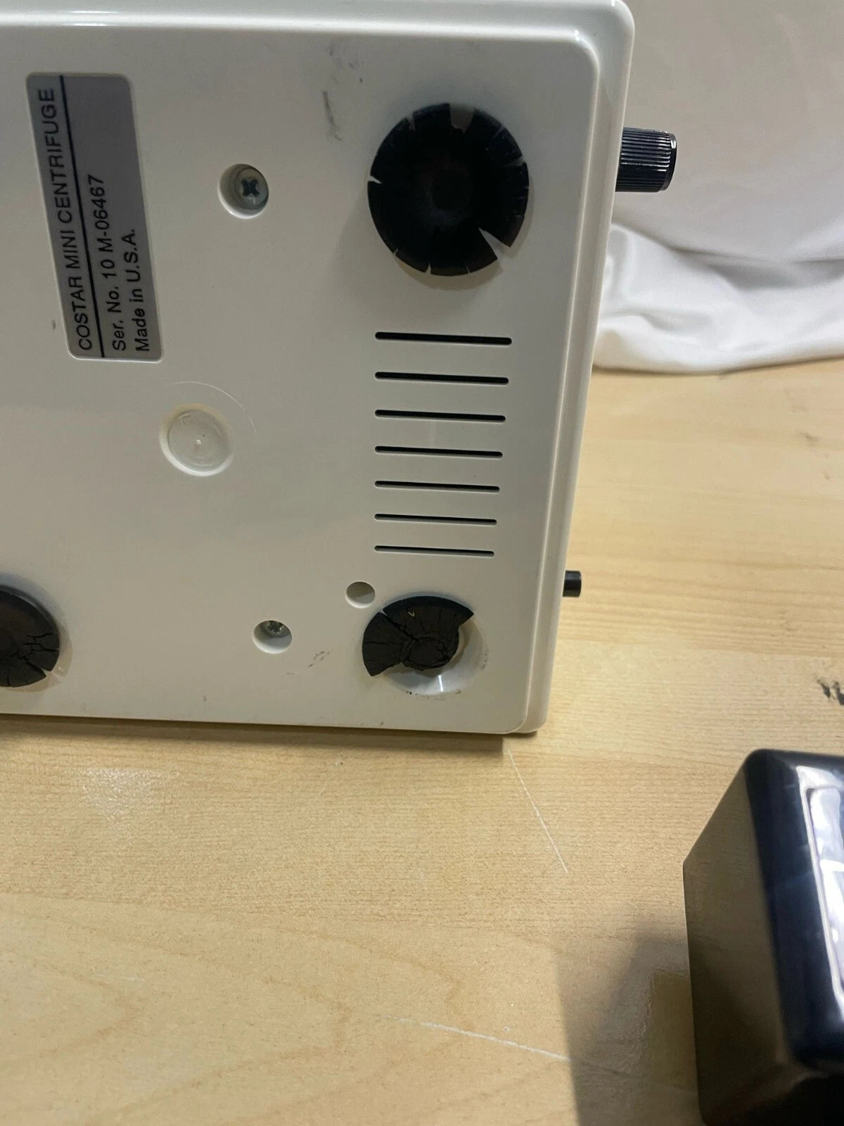 Costar Model 10 Mini Centrifuge 6 Fixed Position Angled Rotor Microcentrifuge