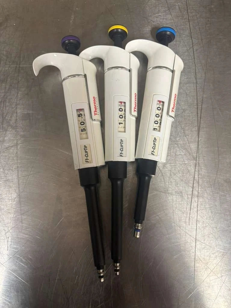Thermo Scientific F1-ClipTip Single Channel Pipette 5-50 10-100 100-1000uL Set 3