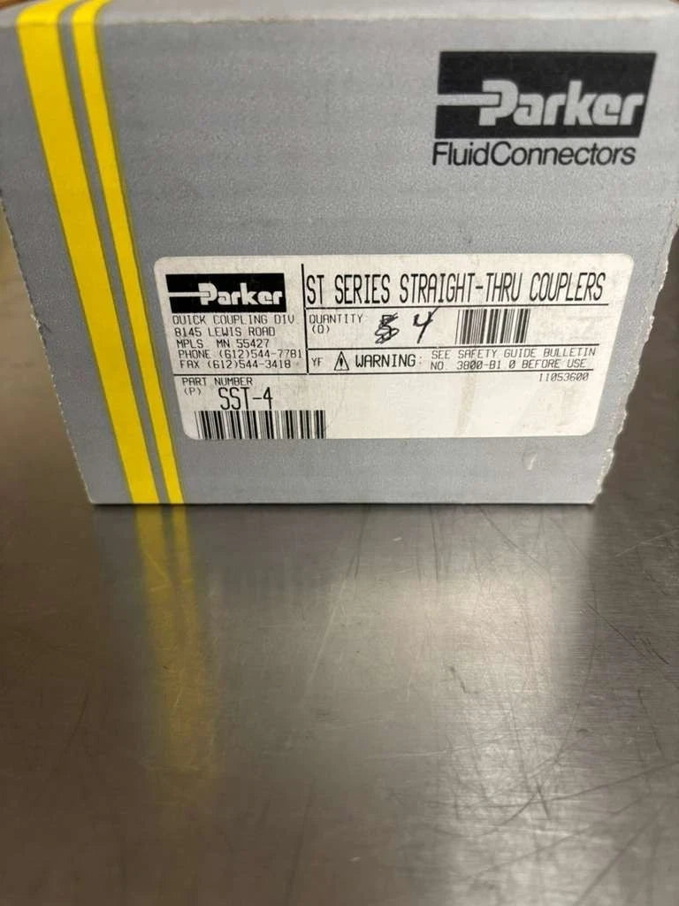 Box of 4 PARKER SST-4 Quick Connect