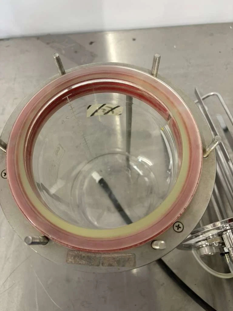 Applikon Biotechnology 3L Glass Bioreactor Vessel with Stainless Steel Headplate