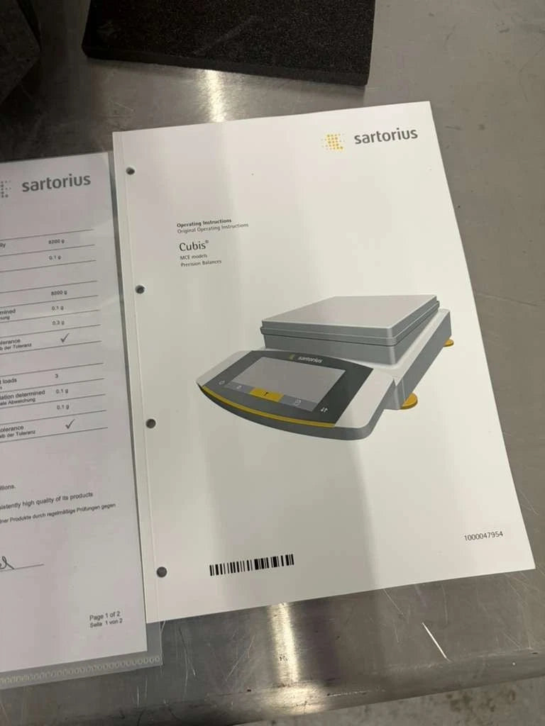 Sartorius Cubis II MCE8201S Precision Balance | 8200g x 0.1g | OPEN BOX NEW