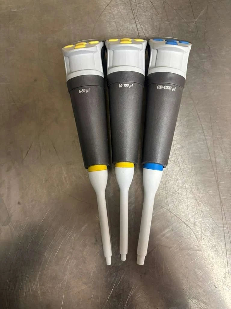 Set Of 3 THERMO SCIENTIFIC FINNPIPETTE Single Channel Electronic Digital Pippete