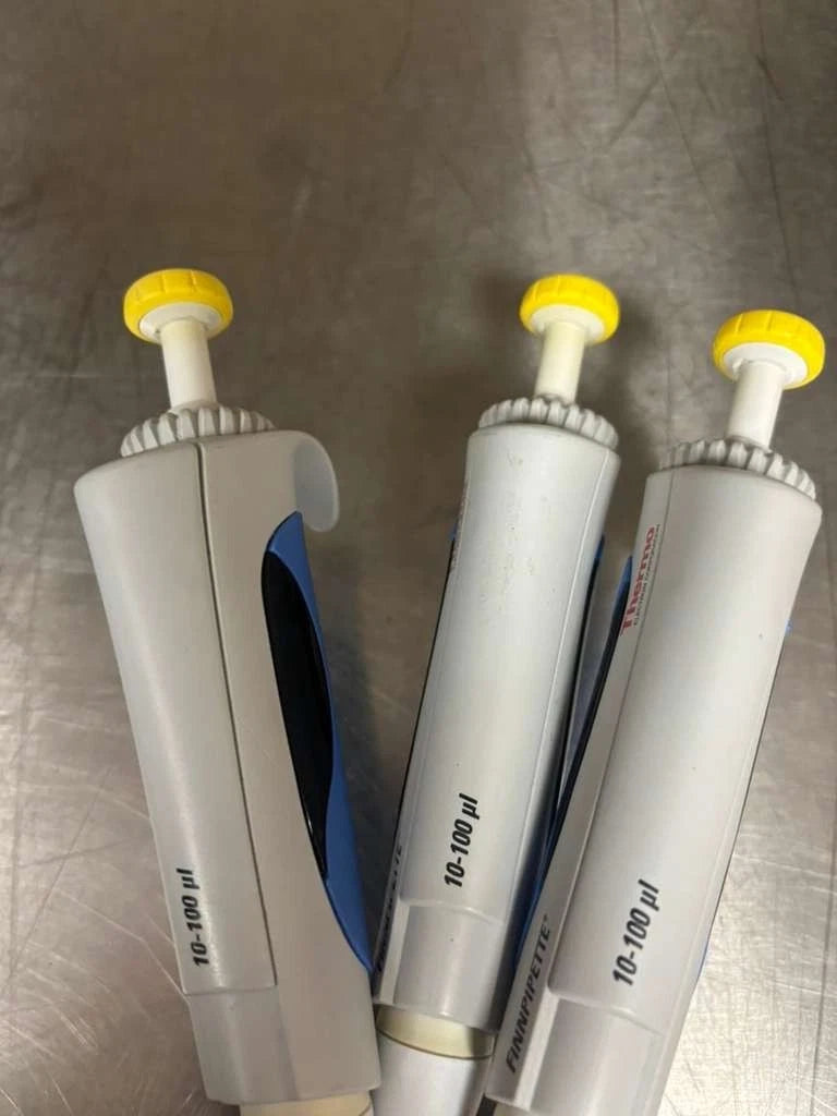 set of 7 Thermo Electron Corporation Finnpipette Single-Channel Pipette