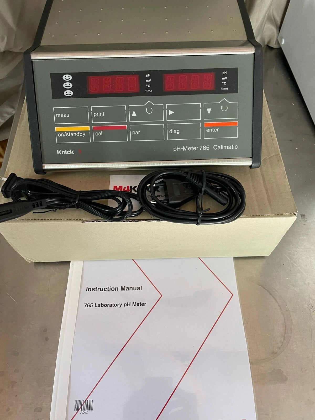 KNICK 765 Laboratory pH Meter opt 363 NEW open Box
