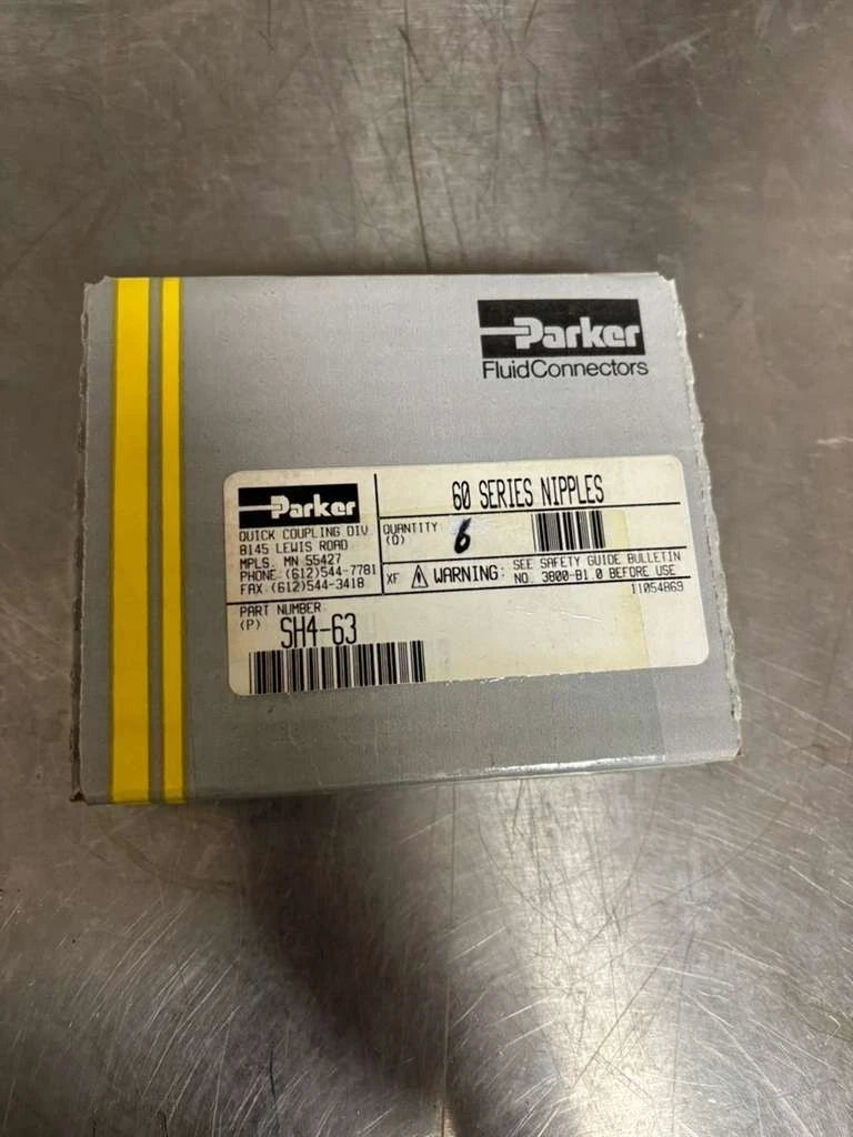 Box Of 6 PARKER SH4-63 OPEN BOX