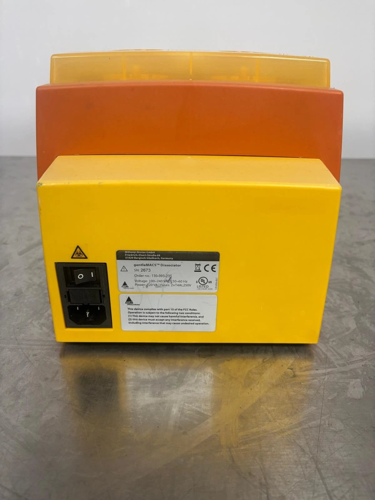 Miltenyi Biotec gentleMACS Dissociator 130-093-235 w/Warranty EXCELLENT