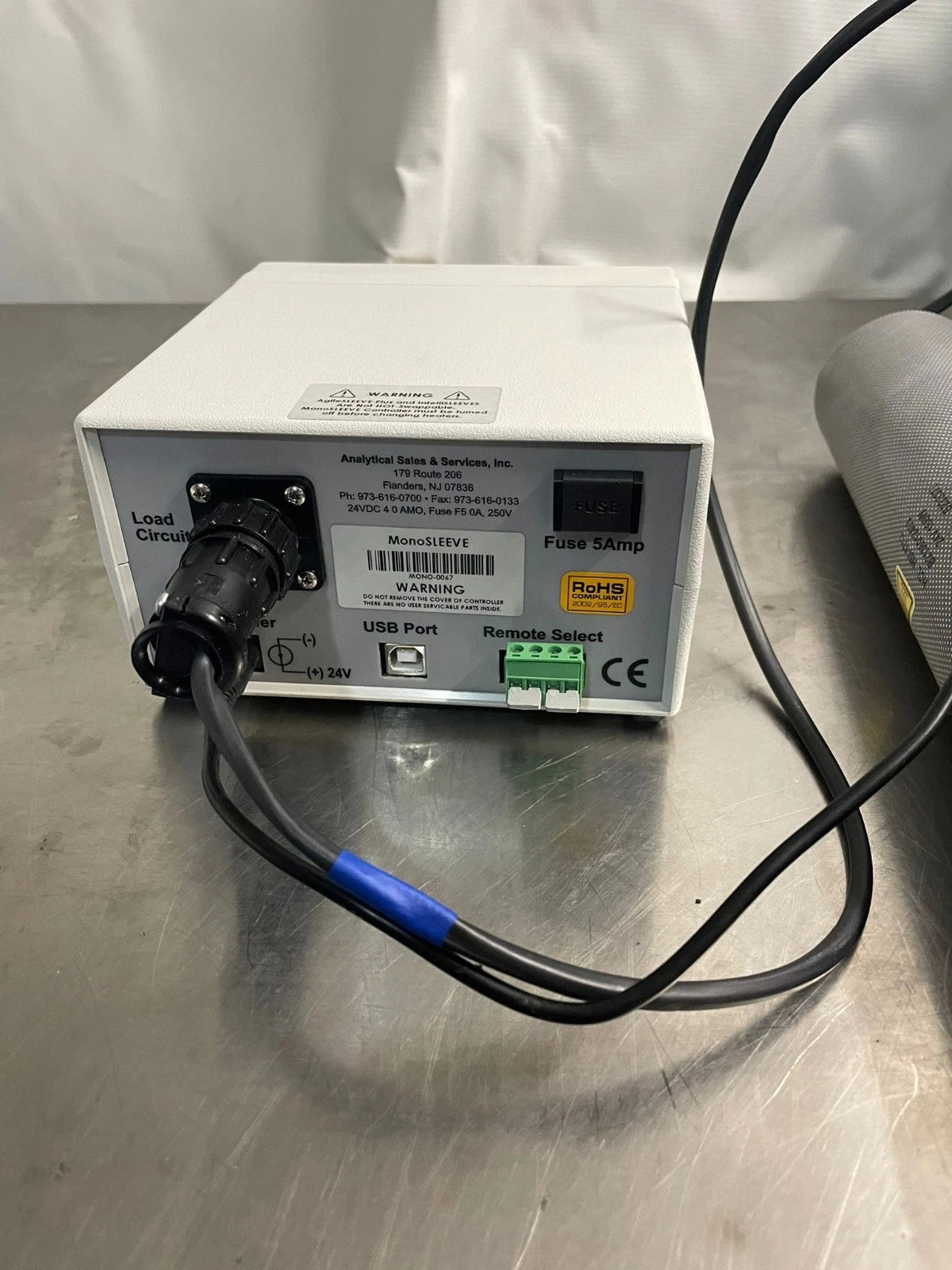 Analytical Sales and Services Monosleeve Controller with Heater Column w/ Warran