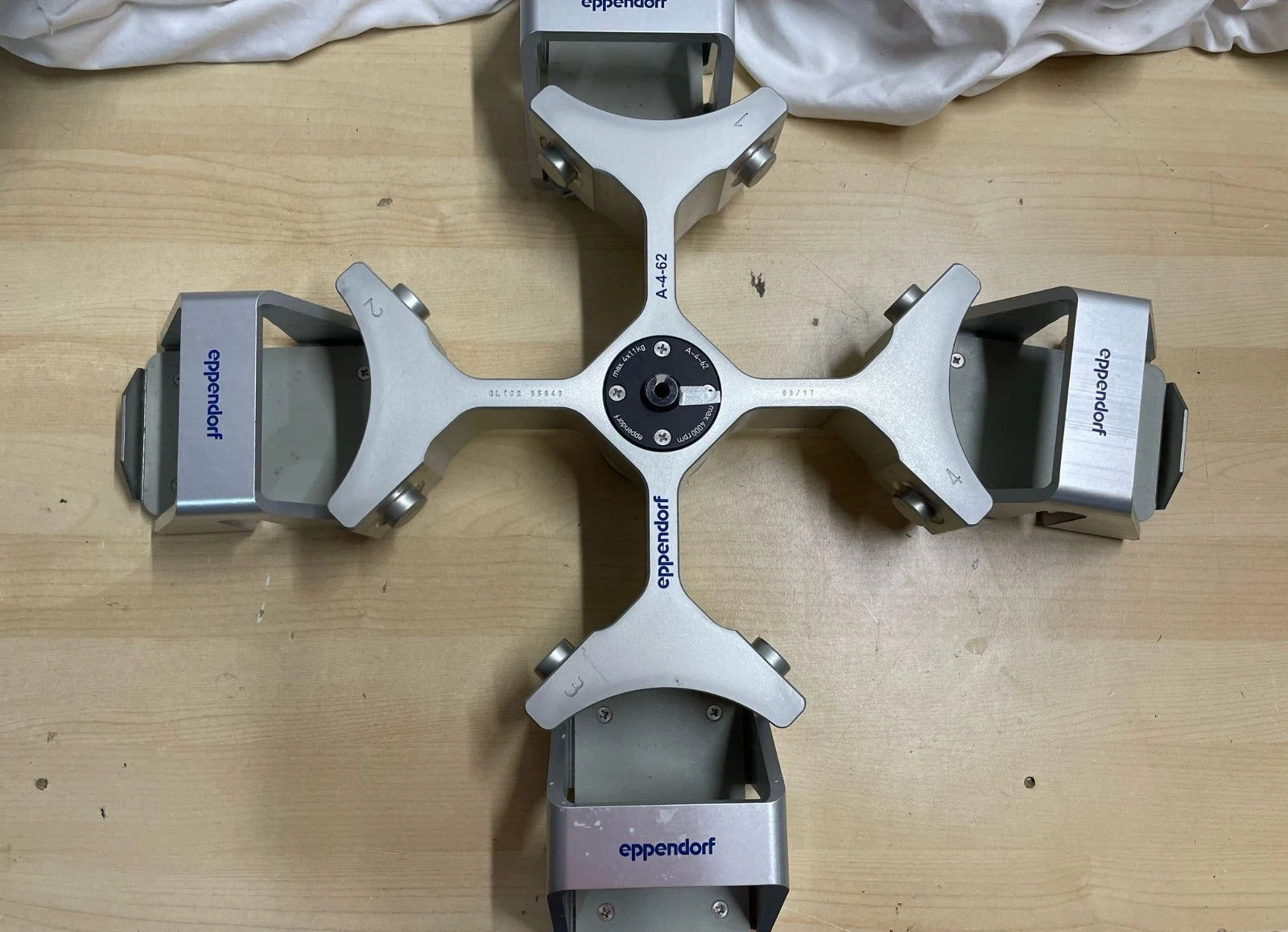 Eppendorf A-4-62 Swing-bucket rotor 30 days Warranty South