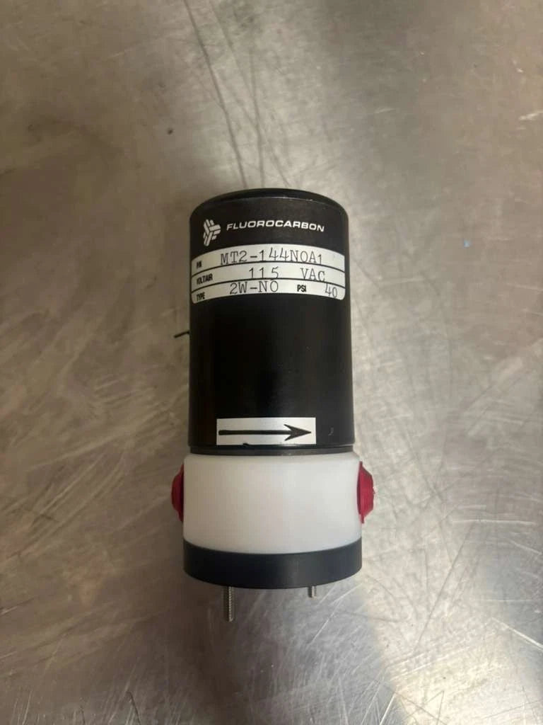 NEW FLUOROCARBON MT2-144N0A1 TEFLON VALVE 115VAC MT2144N0A1