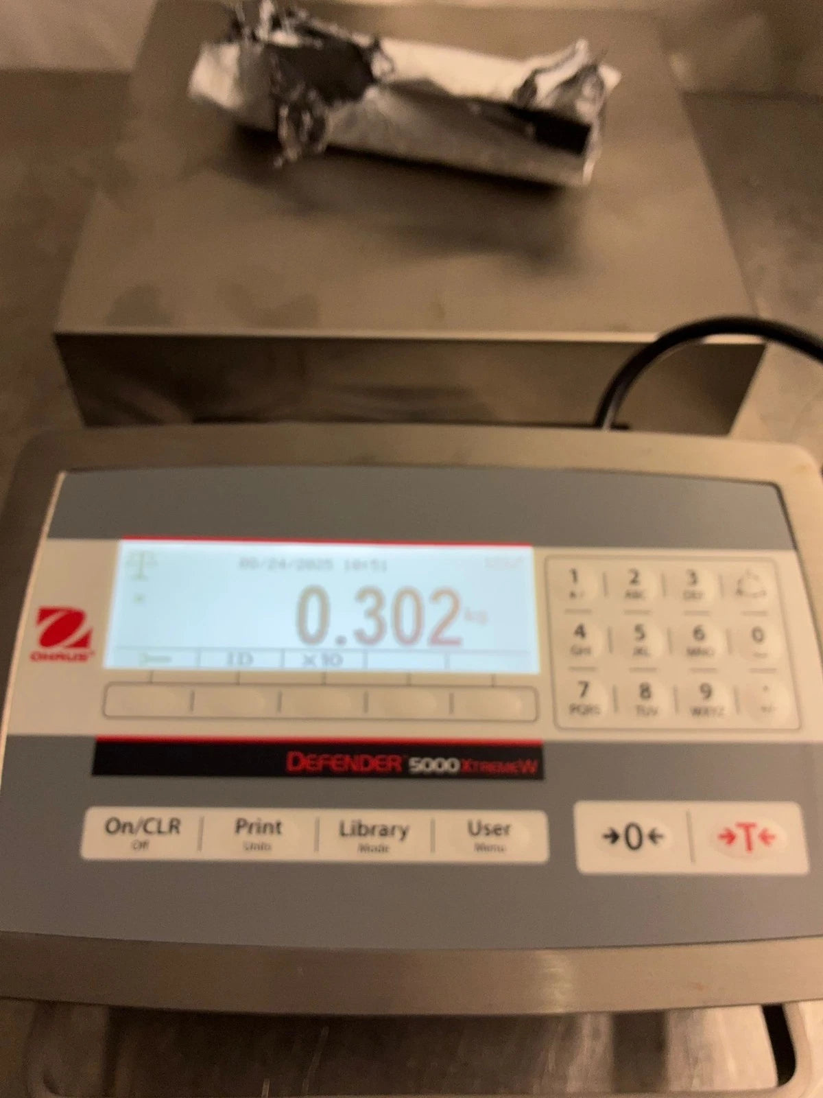 Ohaus TD52XW Defender 5000 Stainless Steel Digital Indicator 30 Days Warranty