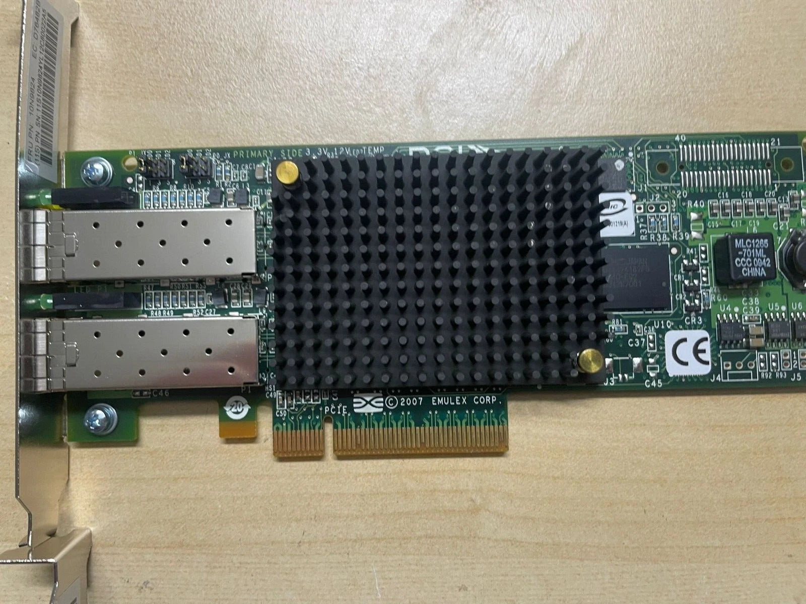 2x IBM 5735 Fibre Channel Adapter 8Gb PCIe 2-Port lot of 2