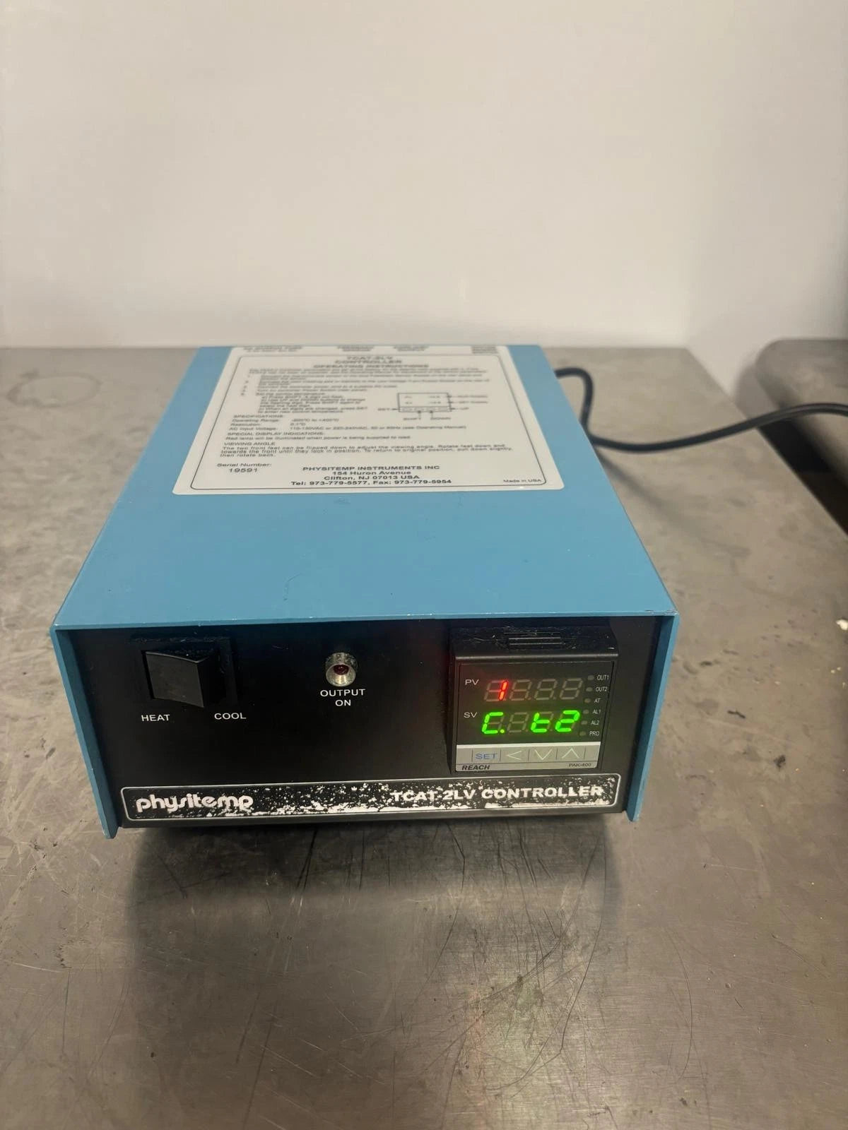 Physitemp TCAT-2LV Controller