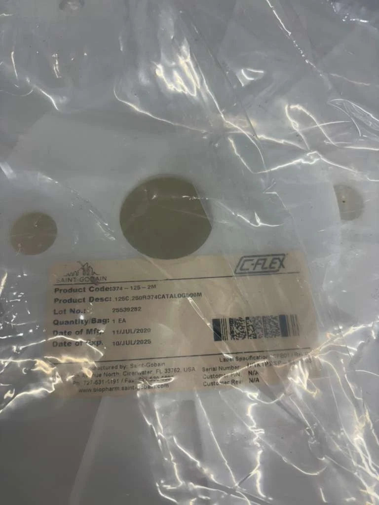 SAINT-GOBAIN C-Flex 374 TPE Pump Tubing 500' 374-125-2M EXPIRED 07/10/2025