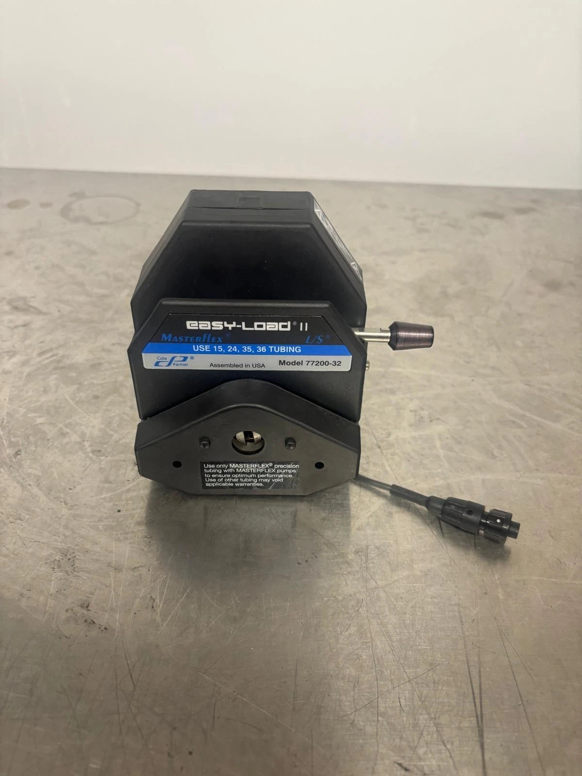 Used Masterflex Easy Load II L/S Model 77200-32 Pump head