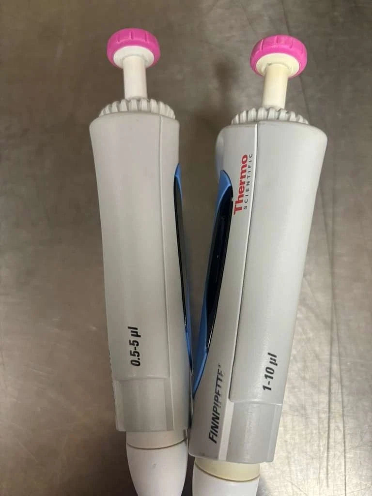 set of 7 Thermo Electron Corporation Finnpipette Single-Channel Pipette