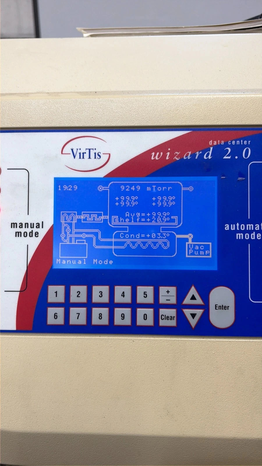 SP VirTis AdVantage XL-70 Benchtop Freeze Dryer Lyophilizer w/ Leybold Trivac Pu