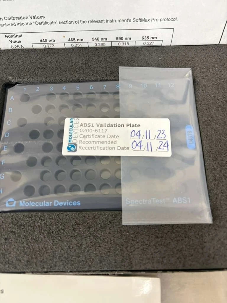 Molecular Devices SpectraTest ABS1 0200-6117