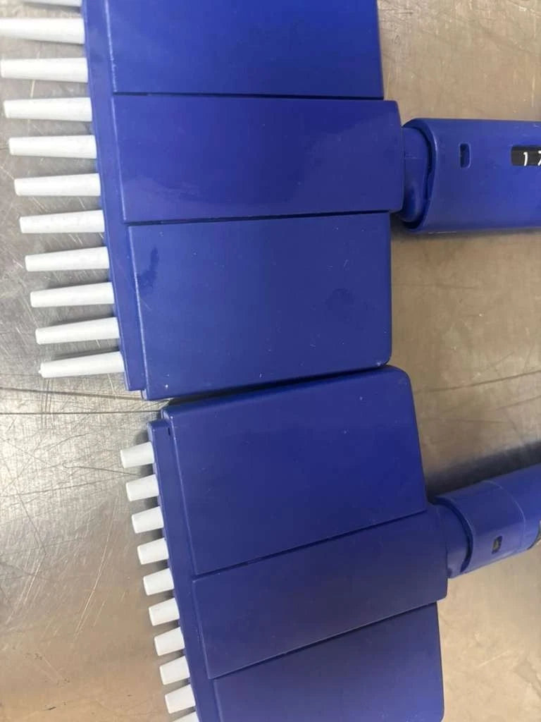 Set of Fisherbrand FinnPipette 1.8 channel 5-50uL 2.12 channel 5-50uL