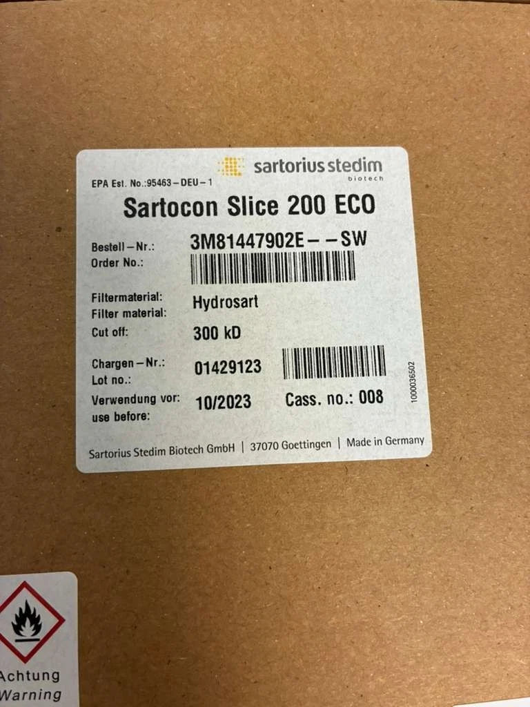 Sartorius Sartocon Slice 200 ECO 3M81447902E--SW lot of 10 Expired