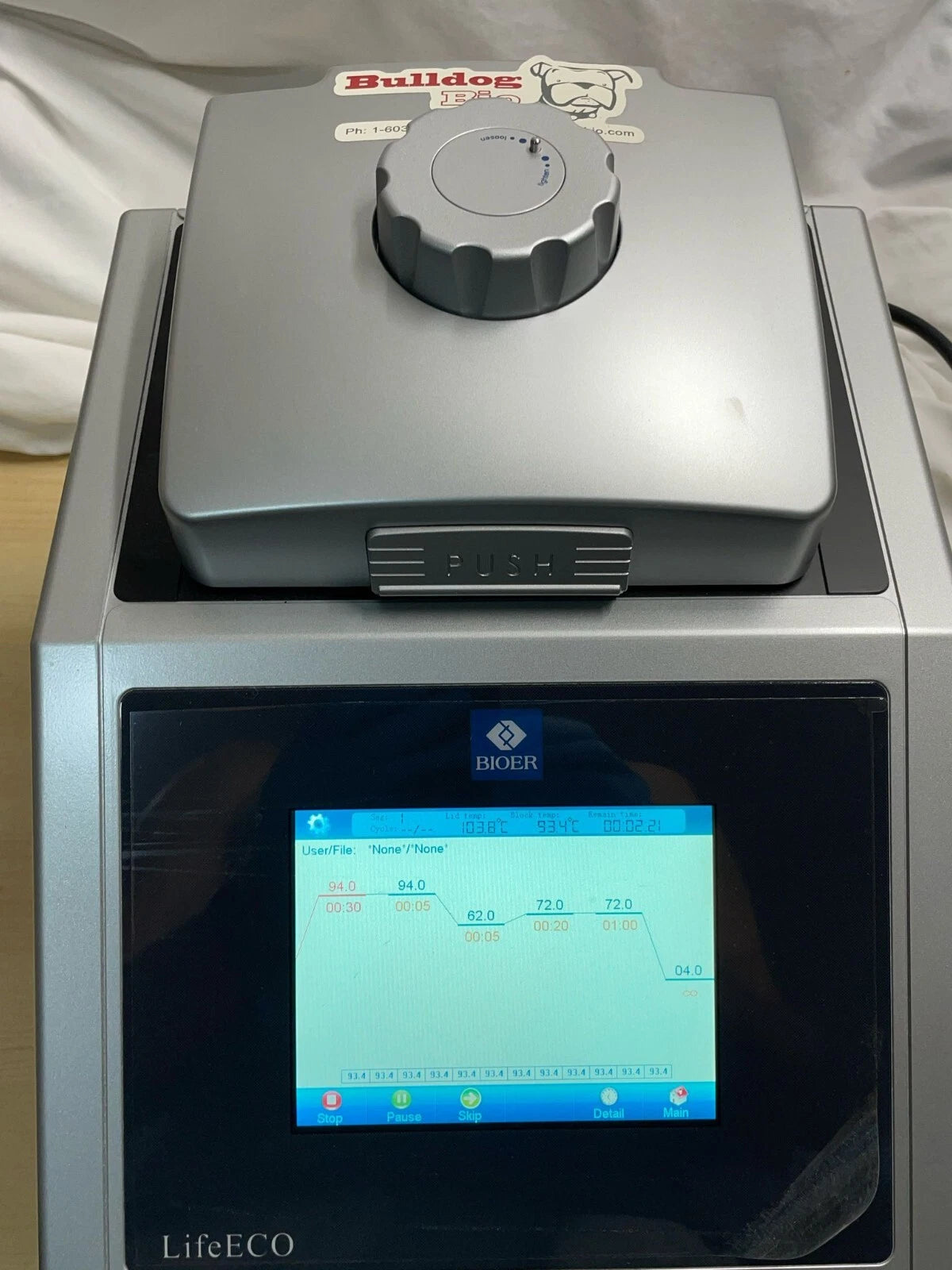 Bioer Technology BTC42096 – LifeECO 96-well Gradient Thermal Cycler w/ Warranty
